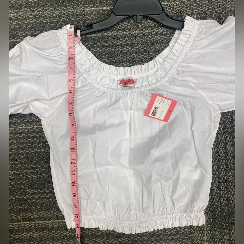 NWT Kate Spade Aperitif Poplin Top Size Small